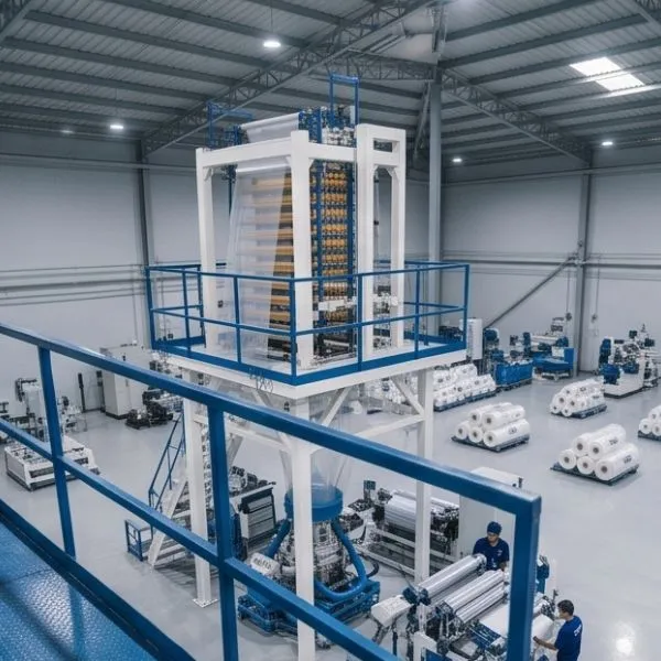 The UMATA factory floor with extrusion and finishing lines